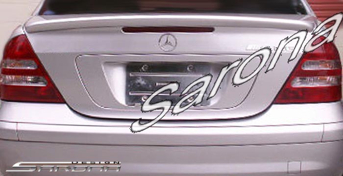 Custom 01-03 C Class Wing # 91-12  Sedan Trunk Wing (2001 - 2007) - $279.00 (Manufacturer Sarona, Part #MB-004-TW)